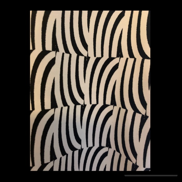 CeCe Black and White Fit & Flare Dress - Picture 3 of 3